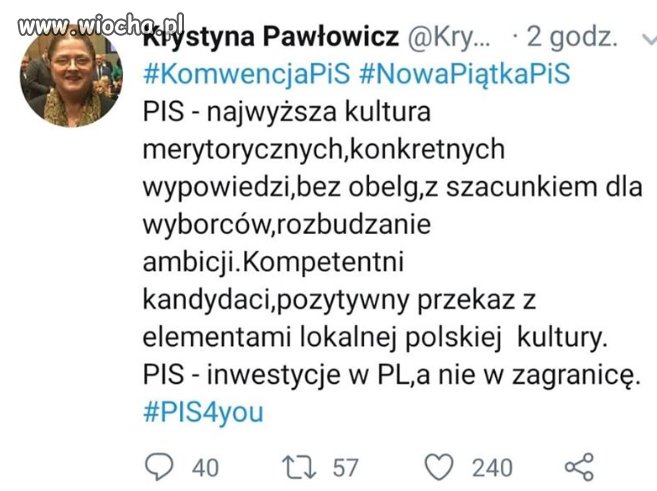 Dodam,że tylko dla 3 mln wyborców pis