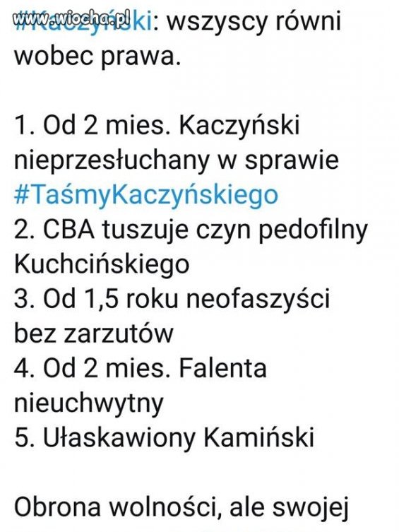 Ponoć wszyscy równi