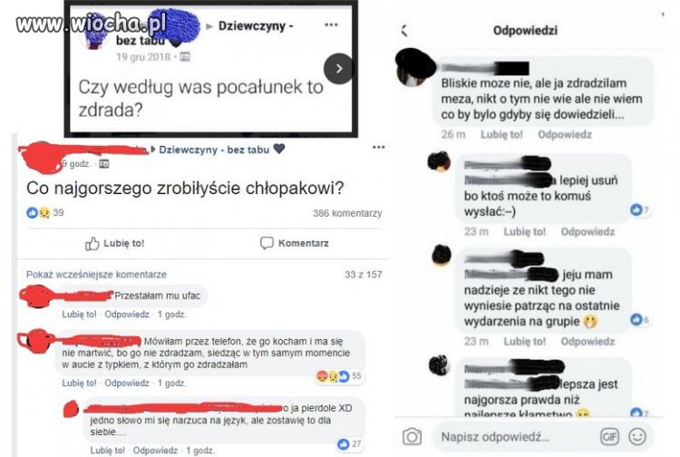 Karyny chwalą się na fejsie