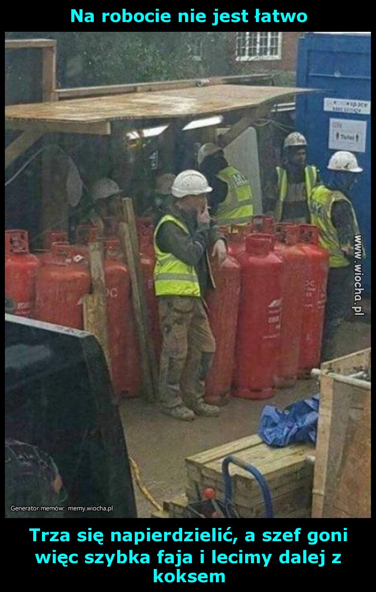 Na robocie nie jest łatwo