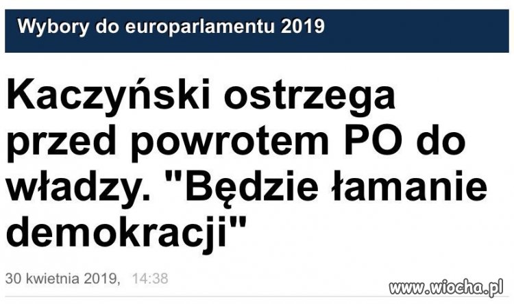 I kto to mówi.
