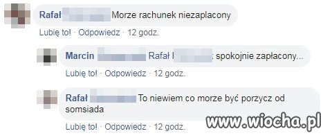"Morze porzycz od somsiada"