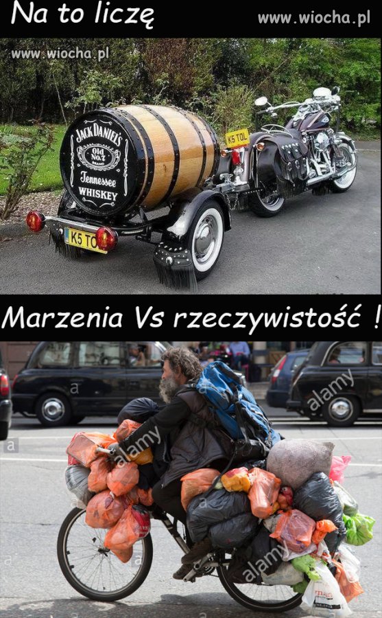 Marzenia Vs rzeczywistość