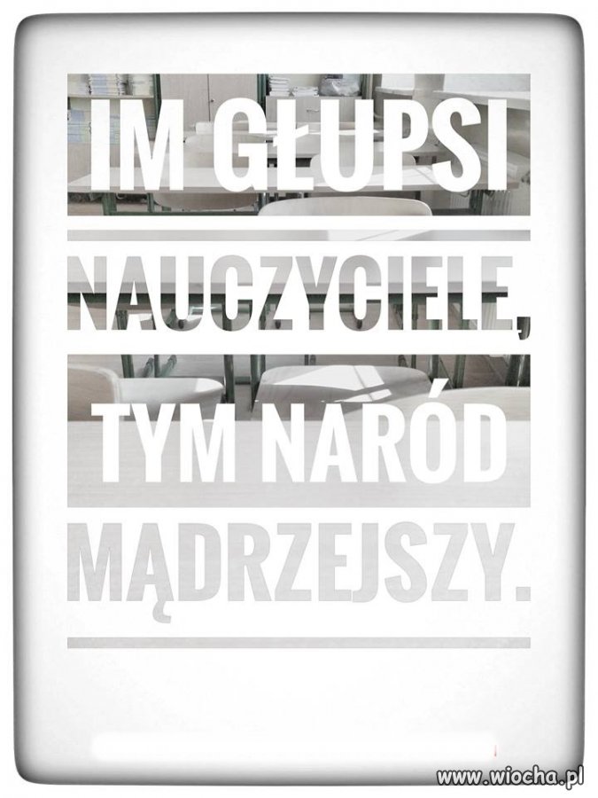 Cóż.. po słowach Beci o małej redukcji nauczycieli