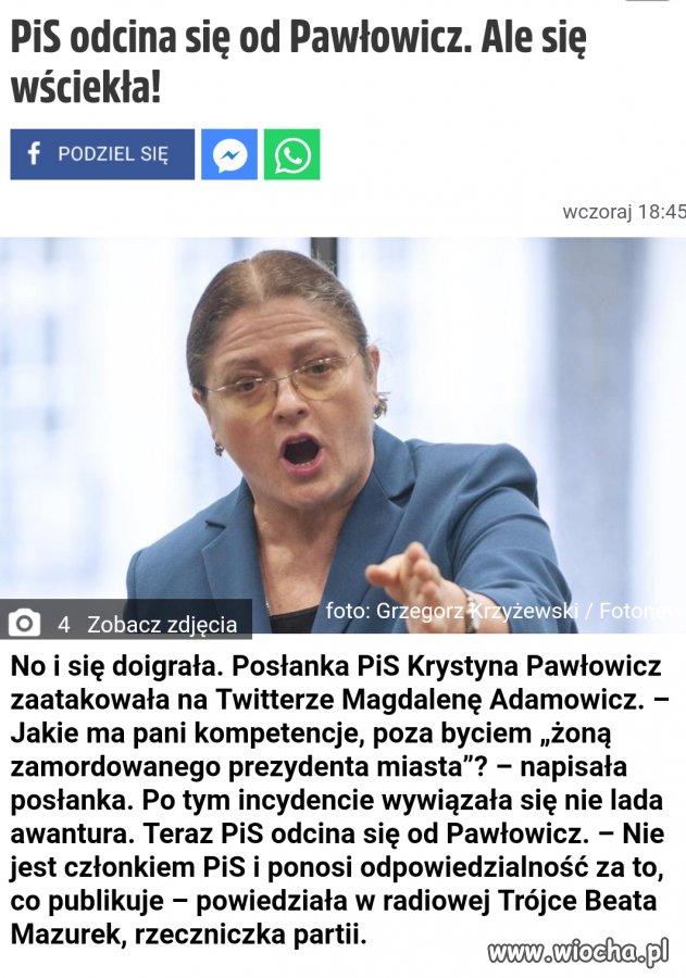 Doigrała się...