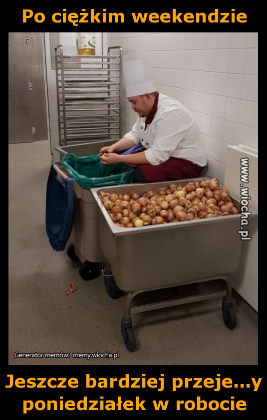 Po ciężkim weekendzie 