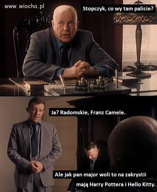 Z cyklu: co wy tam palicie Stopczyk?