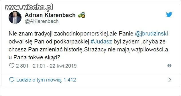"odwal się pan..." tak do ministra ?