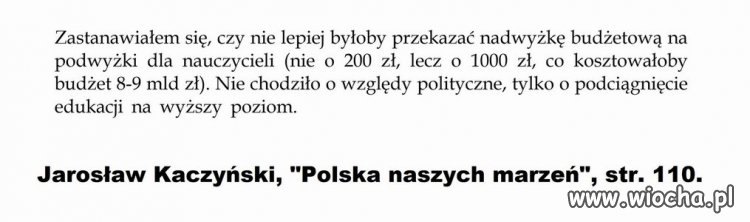 No i się zastanowił