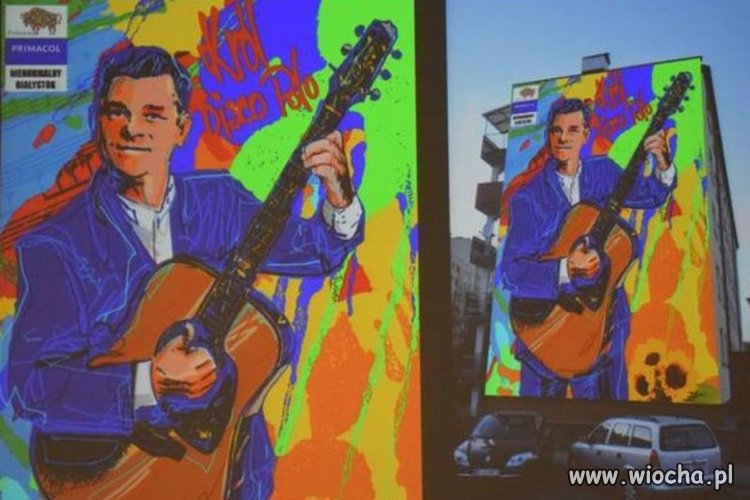 Mural z Zenkiem w Białymstoku
