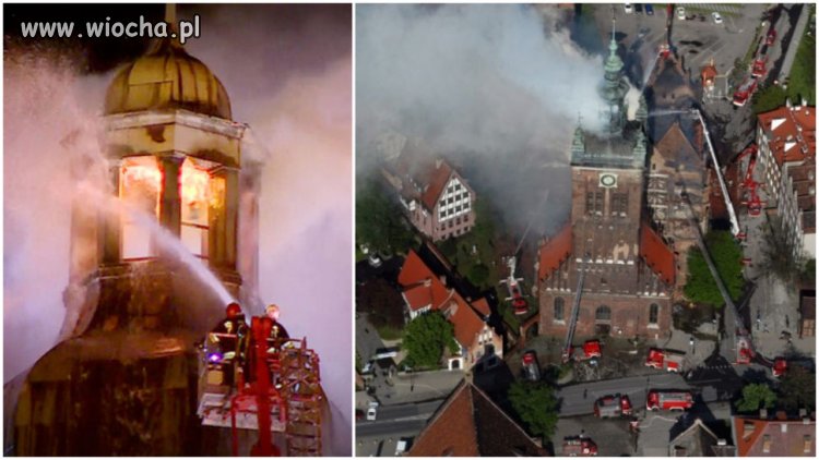 Pożar kościoła w Wielkopolsce