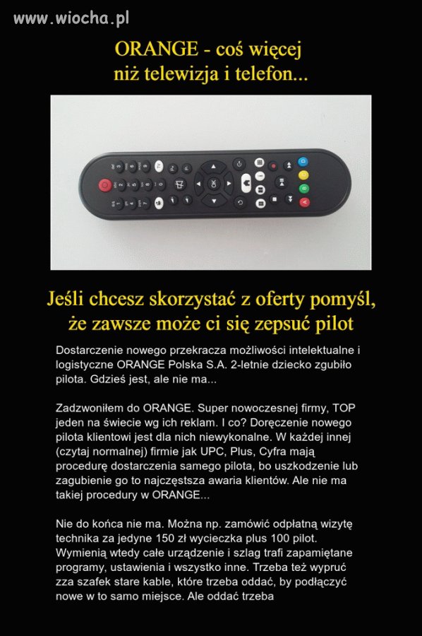 Orange i wszystko jasne