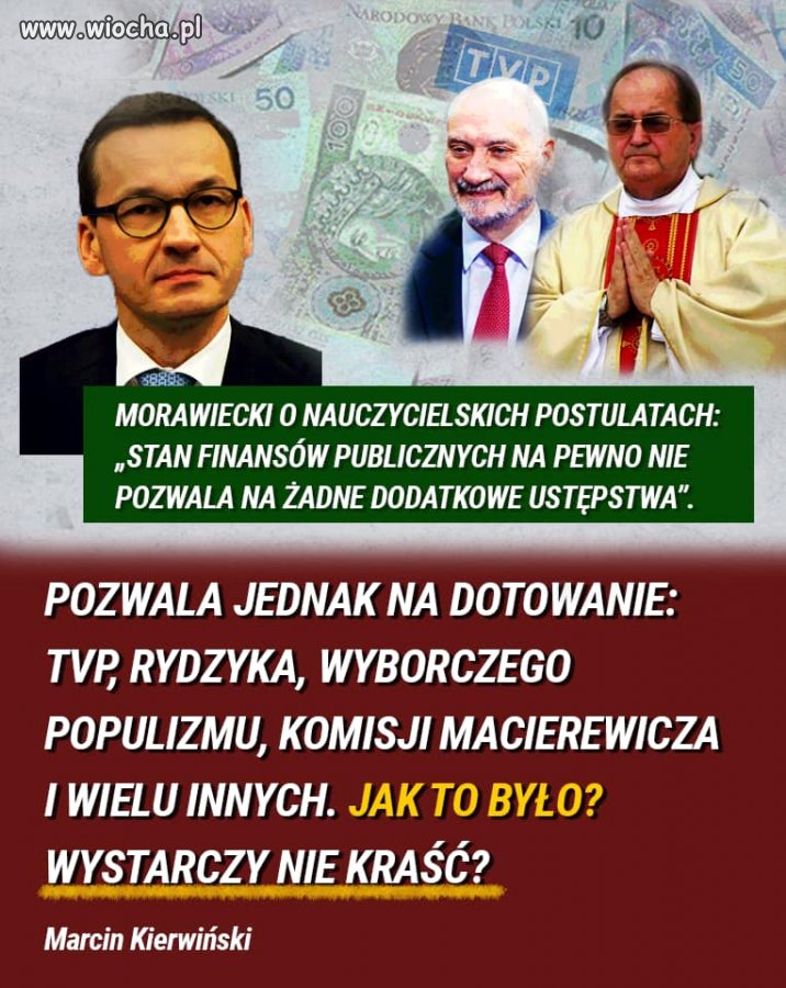 Kto by pomyślał, że tak się troszczy o stan ...