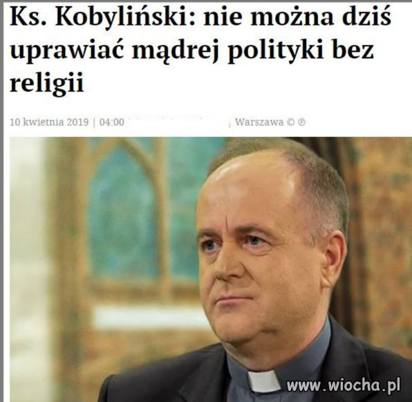 Miał na myśli Papieża