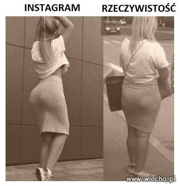 Instagram & rzeczywistość