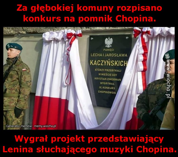  Za głębokiej komuny rozpisano konkurs na pomnik