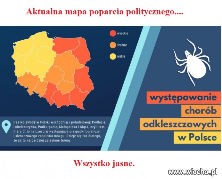 Mapa poparcia politycznego