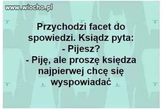 U spowiedzi