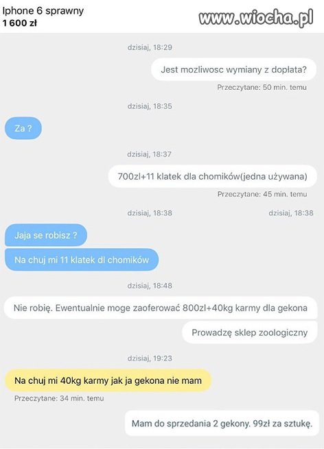 Myślicie, że Becia mogła w takim stylu negocjować