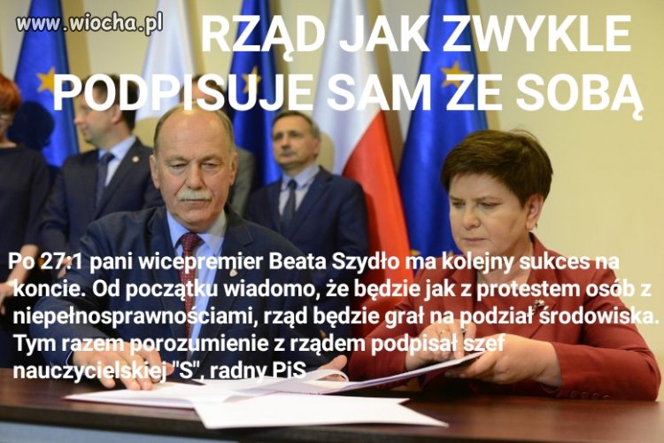 W pisie po staremu fakeporozumienie