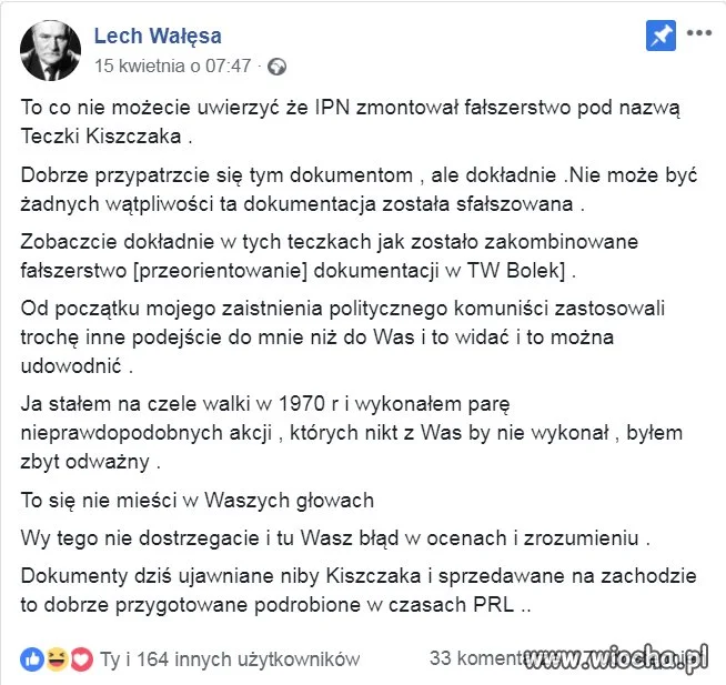 Czasami mam wrażenie że ktoś troluje jego konto