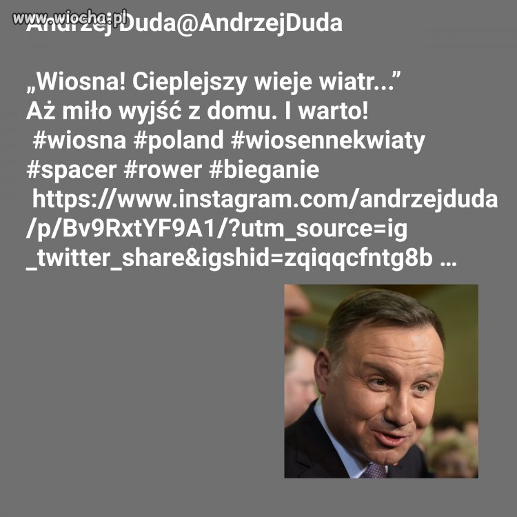 Wiosna w pierwszym łbie państwa