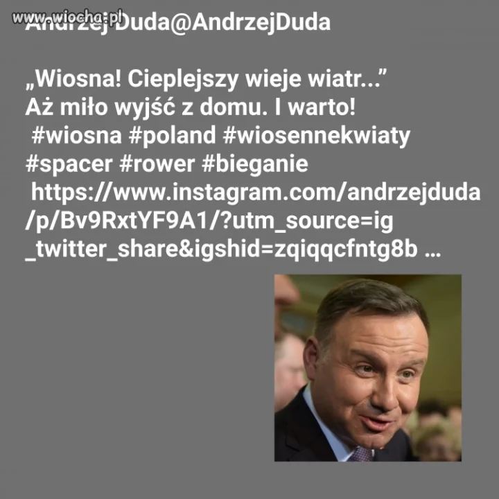 Wiosna w pierwszym łbie państwa
