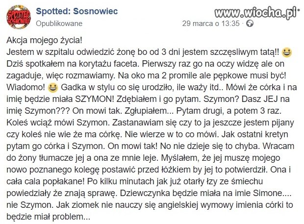 Jak się facet nie nauczy wymowy 