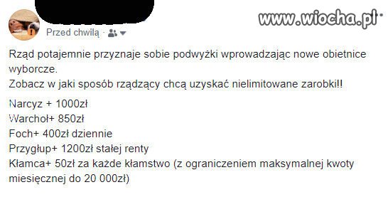 Nielimitowane zarobki