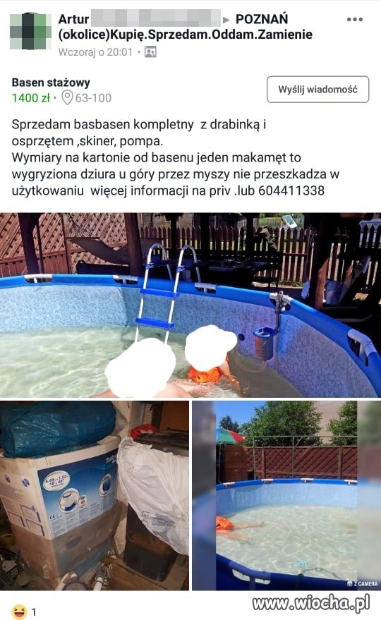 Taki "makamęt" w basenie "stażowym"