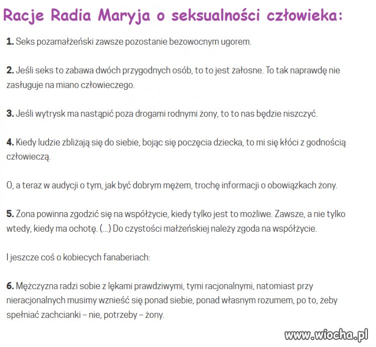 Jeśli nie chcesz mieć dzieci, a współżyjesz