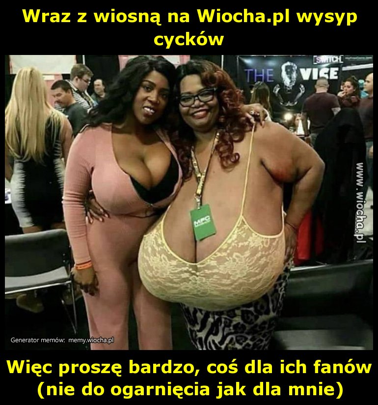 Wraz z wiosną na Wiocha.pl wysyp cycków