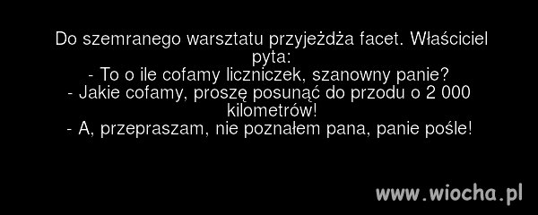 Nie w tą