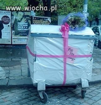 Zły prezent.