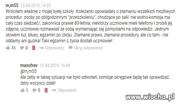 Egzamin gimnazjalny