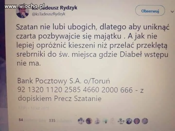 Ksi??? przem?wi? 