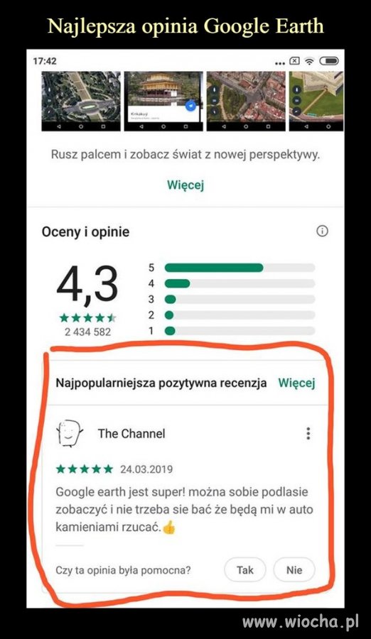 Po co ryzykować skoro jest Google Earth?