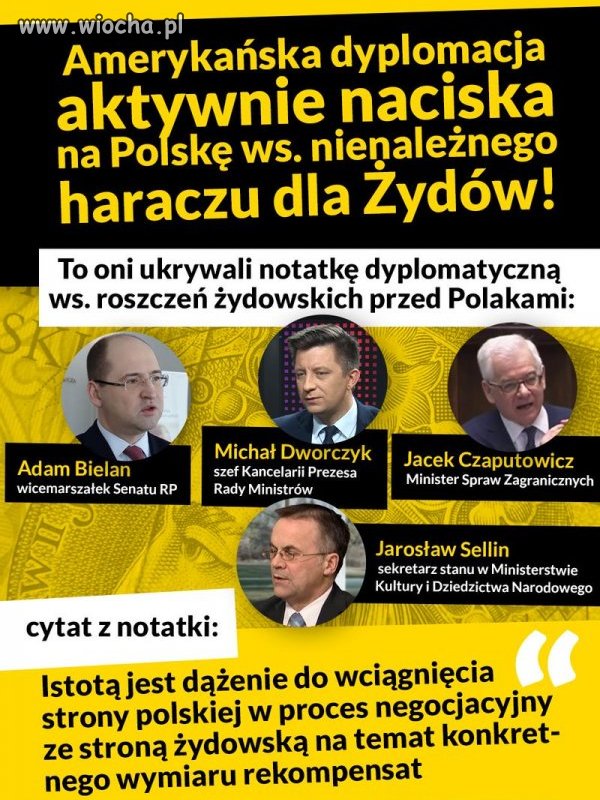 Bez odpędzenia od władzy tej bandy ...