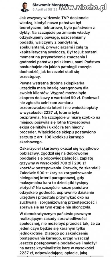 Brawo PiS, łapać ,,oszustuf,, podatkowych
