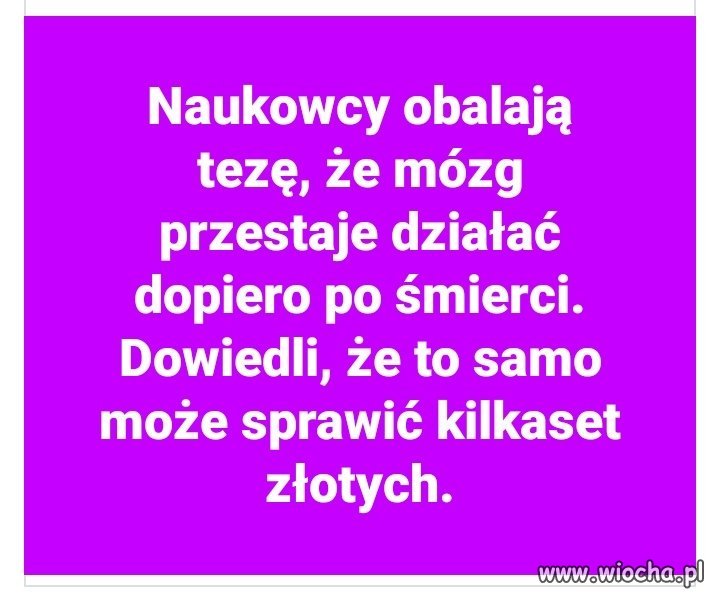 Przyczyny niedziałania mózgu: