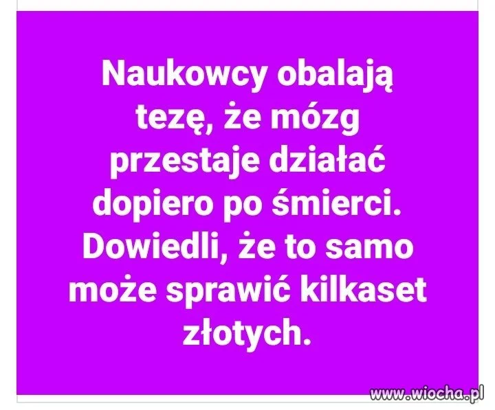 Przyczyny niedziałania mózgu: