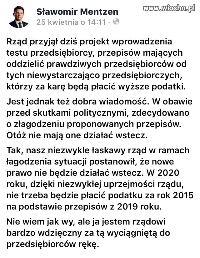 Test przedsiębiorcy
