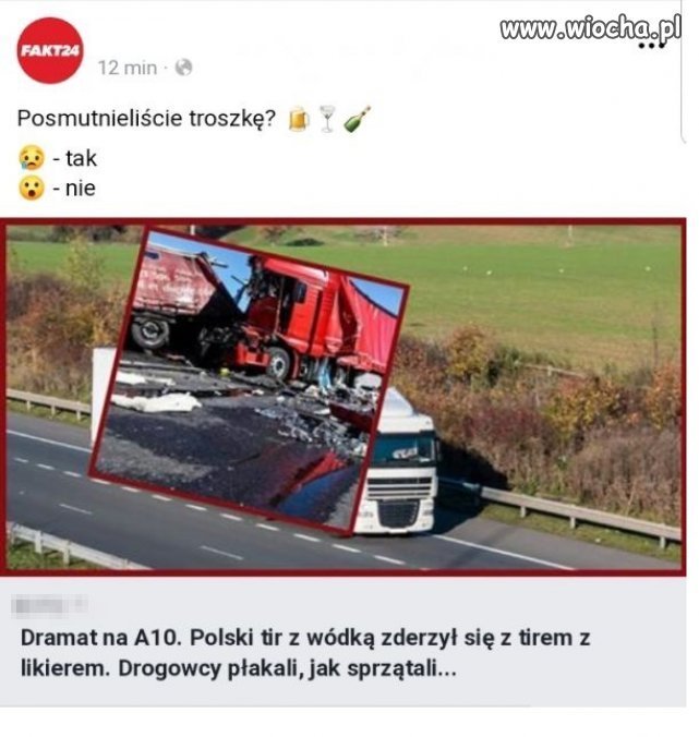 Ja bym to zlizywała jęzorem z asfaltu,
