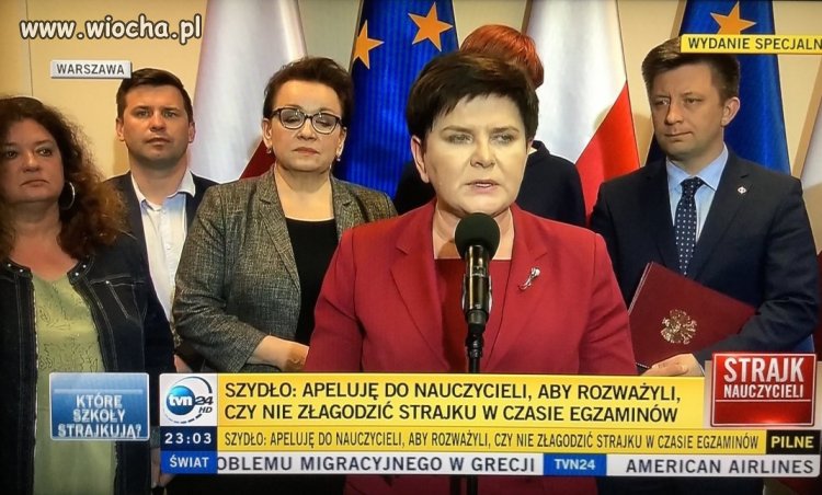 Radość po ogłoszeniu sukcesu 