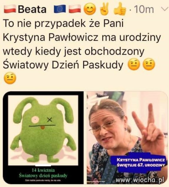 Przypadek ? Nie sądzę ...