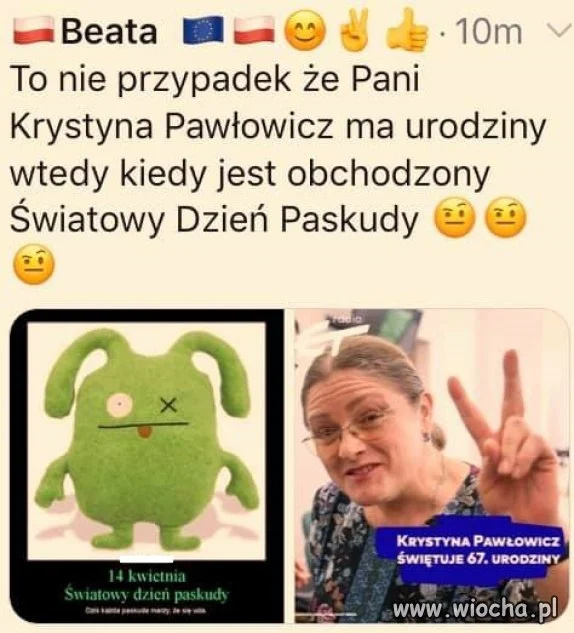 Przypadek ? Nie sądzę ...