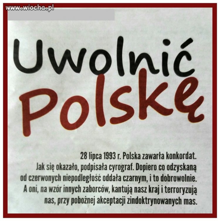Jeśli tego nie zrobimy ... marny nasz los