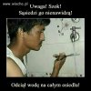 Odciął wodę