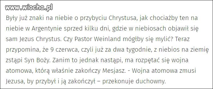 Przygotujmy się na koniec świata