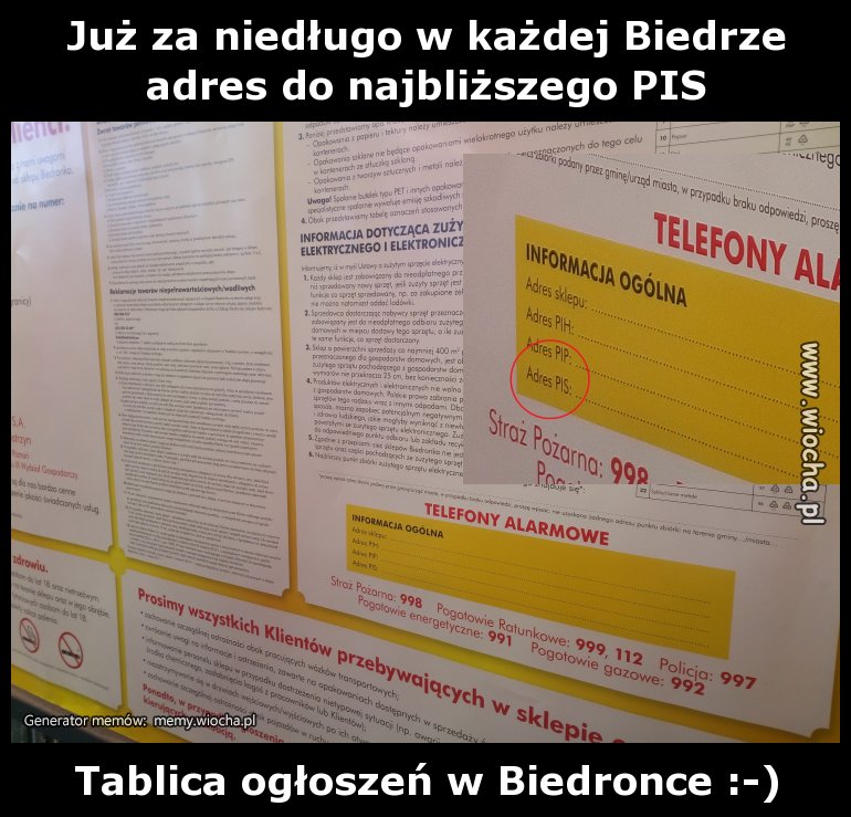 Już za niedługo w każdej Biedrze adres do